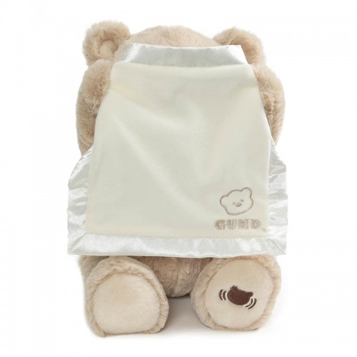 Gund Peek A Boo Bear Animated Plush Toy 10" | 0 months+ | Peek-a-boo Plush Toy | Baby Soft Toy | Stuffed Toy